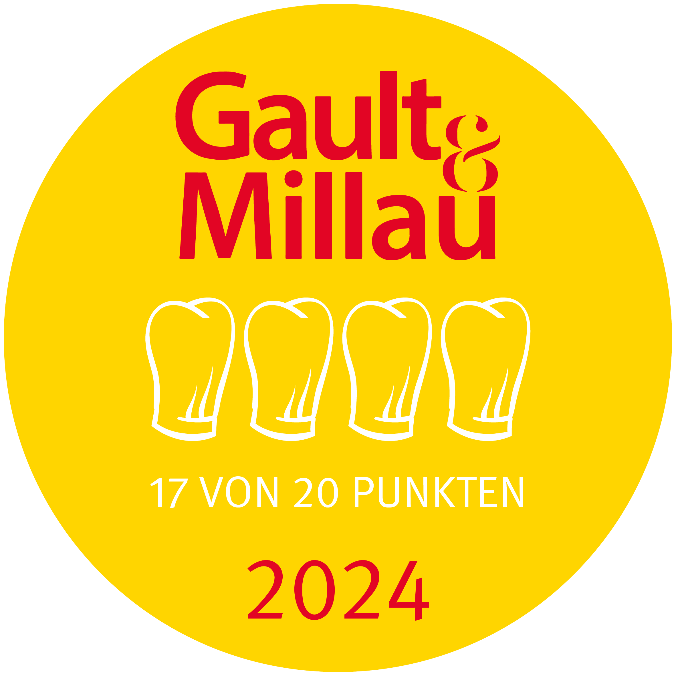 Badge - Gault&Millau Restaurantbewertung