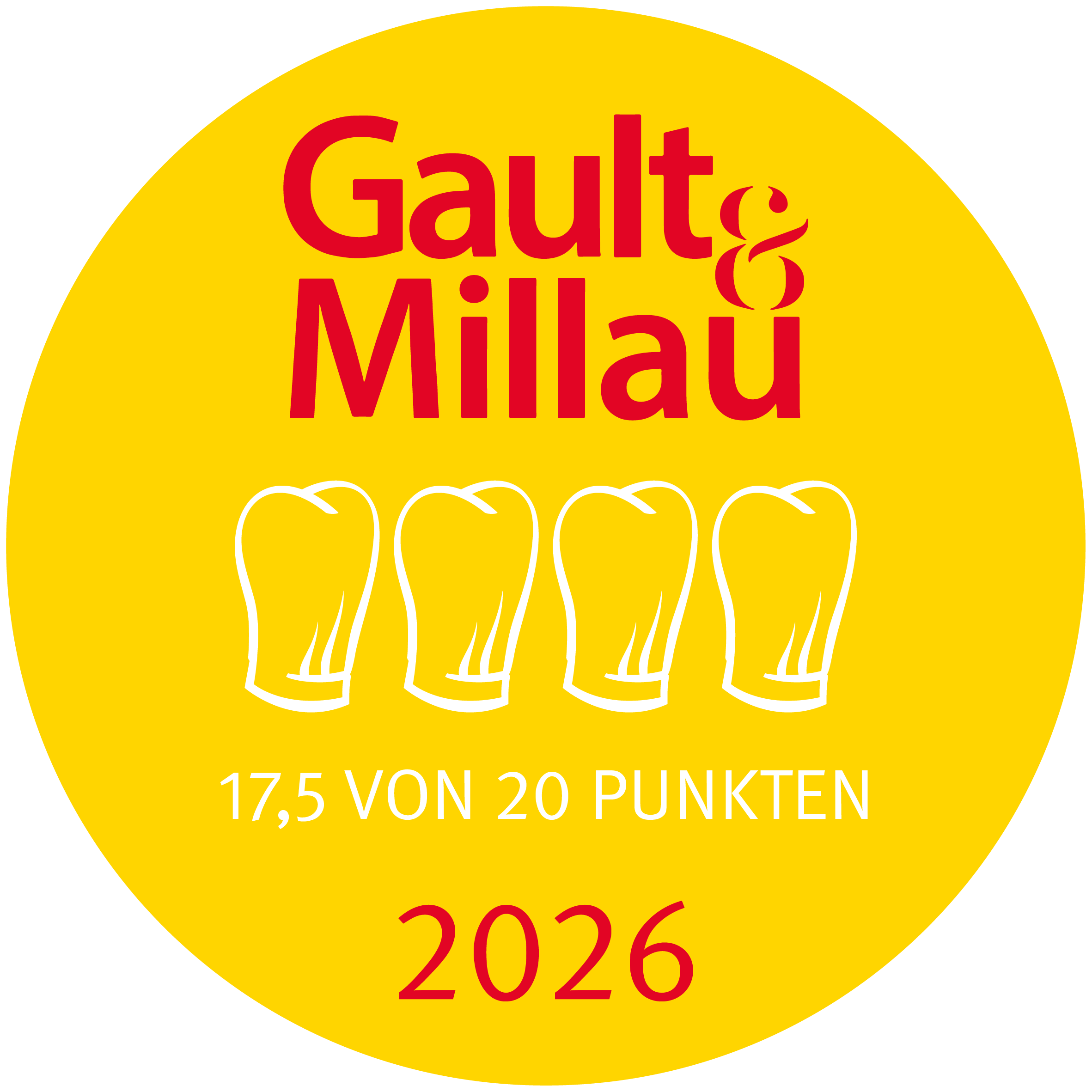 Badge - Gault & Millau Restaurantbewertung