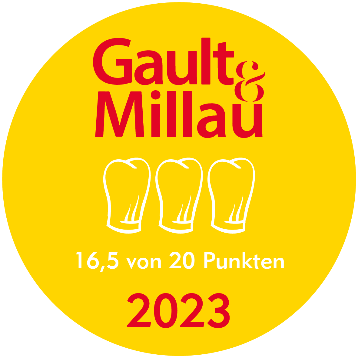 Badge - Gault&Millau Restaurantbewertung
